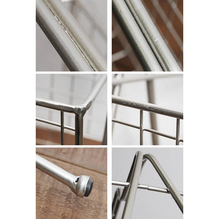 マガジンラック おしゃれ スリム 薄型 整理 収納 レトロ アンティーク