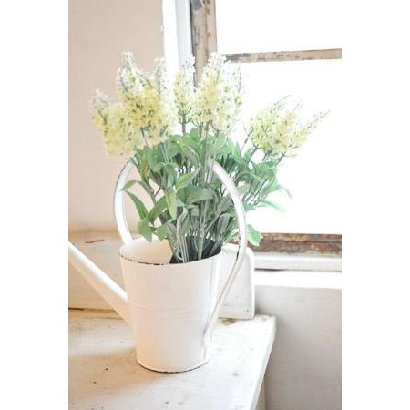 フェイクグリーン リアル おしゃれ 造花 ディスプレイ 飾り レトロ アンティーク調 フェイク ホワイトラベンダーブッシュ Gd271 Junk Rustic Colors Yahoo 店 通販 Yahoo ショッピング