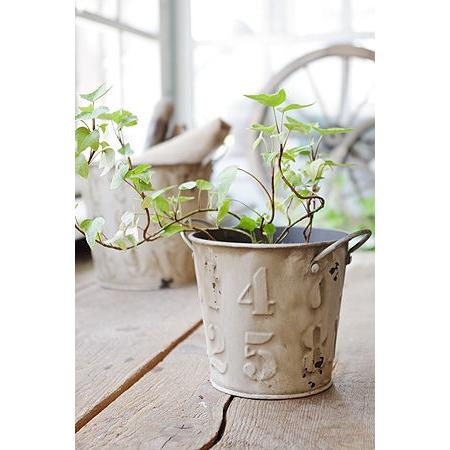 ポット 植木鉢 おしゃれ 鉢カバー 室内 ディスプレイ レトロ アンティーク調 ヌメロ ハンドルポット S Gd442 Junk Rustic Colors Yahoo 店 通販 Yahoo ショッピング