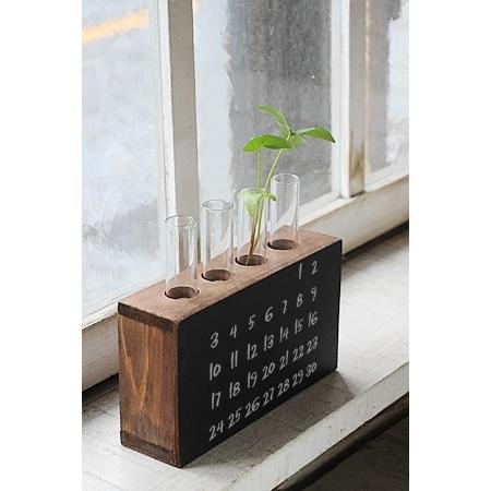 フラワーベース 試験管 花瓶 おしゃれ 一輪挿し 黒板 ブラックボード レトロ アンティーク調 ブラックボード 4連ベースl Gd503 Junk Rustic Colors Yahoo 店 通販 Yahoo ショッピング