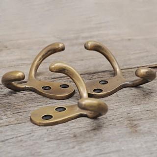 真鍮 フック 金具 壁掛け おしゃれ ウォールフック アンティーク調