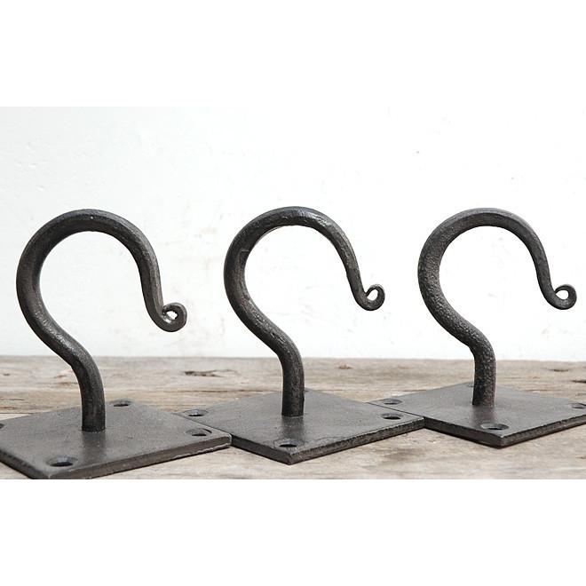 アイアン フック 金具 壁掛け 天井 おしゃれ インダストリアル