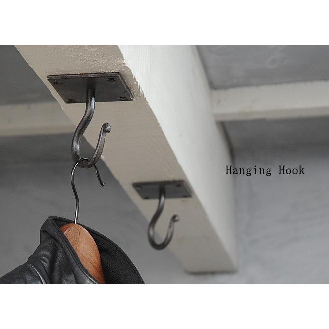 アイアン フック 金具 壁掛け 天井 おしゃれ インダストリアル