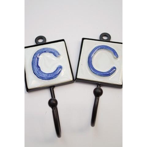 アイアン 陶器 フック 金具 壁掛け おしゃれ ウォールフック