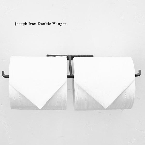 売れ筋ランキングも掲載中 アイアン トイレットペーパーホルダー おしゃれ 2連 レトロ アンティーク調 ジョセフアイアン ダブルハンガー