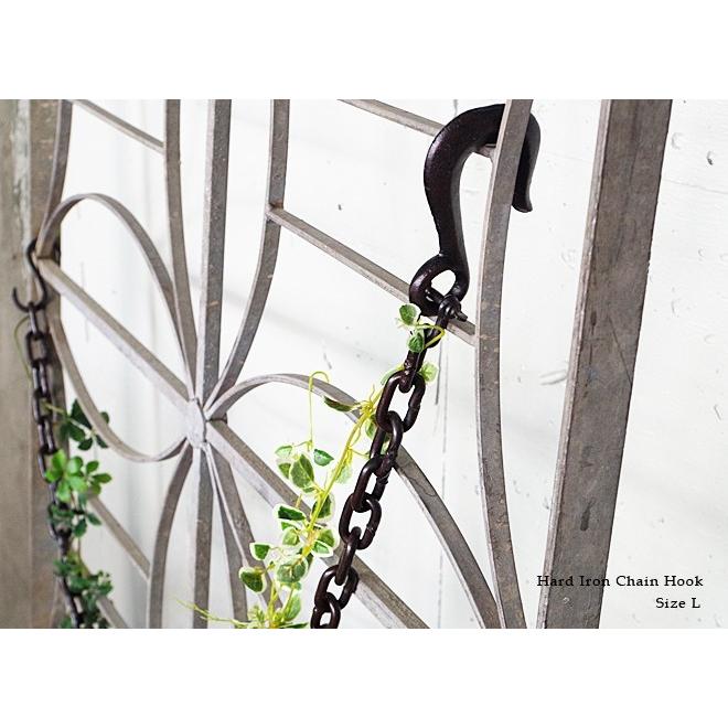 古道具　棒手振　商い棒　アイアンフック付き 古道具 棒手振 商い棒 アイアンフック付き - 美術品