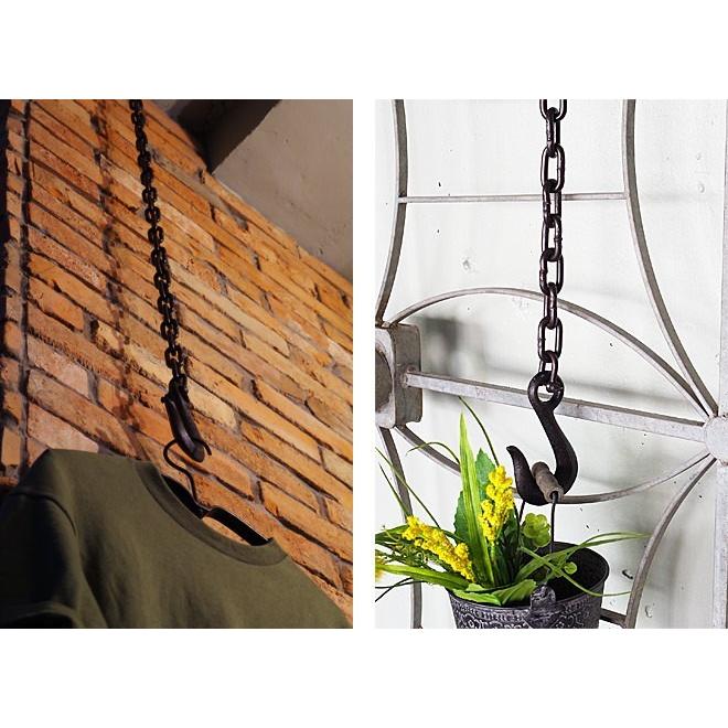 アイアン チェーン フック インダストリアル 無骨 ハンギング レトロ