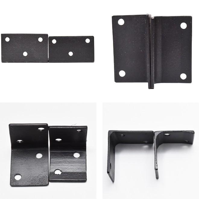アイアン 金物 Lアングル 等辺 ブラック シルバー コーナー