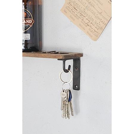 アイアン フック インダストリアル おしゃれ ハンギング ブラケット 棚