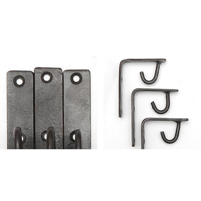 アイアン フック インダストリアル おしゃれ ハンギング ブラケット 棚