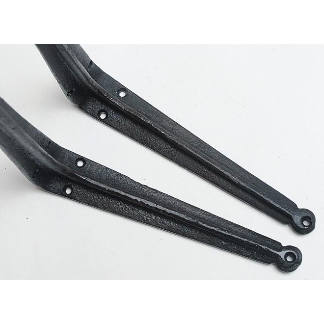 棚受け おしゃれ 金具 ブラケット アングル アンティーク調 アイアン L