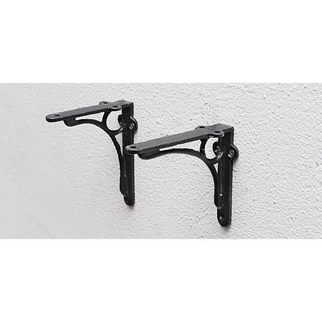 棚受け アイアン ブラケット おしゃれ 金具 レトロ アンティーク調