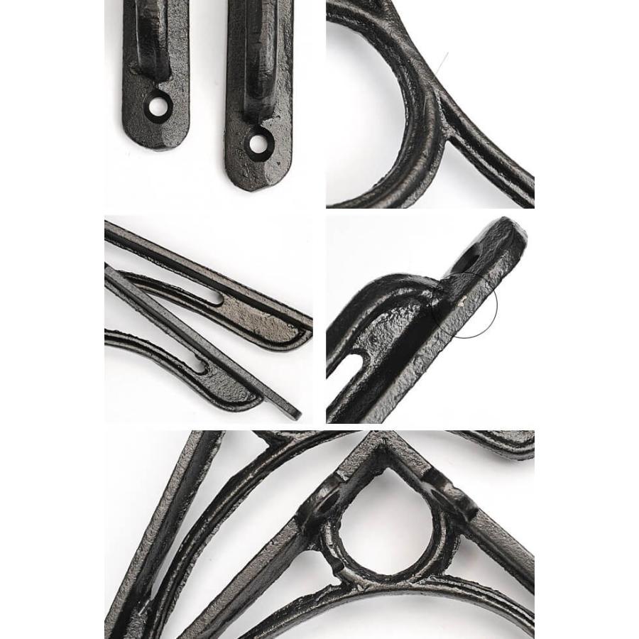 棚受け アイアン ブラケット おしゃれ 金具 レトロ アンティーク調