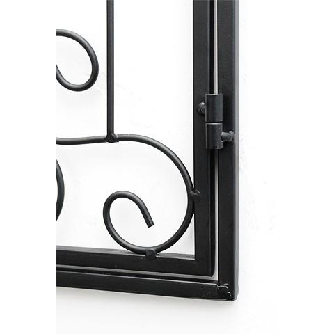 バロックウッドヴォレー　152　アイアン製装飾パネル 青黒 バロックウッドウ゛ォレーB（送料無料対象外） | ショップ風