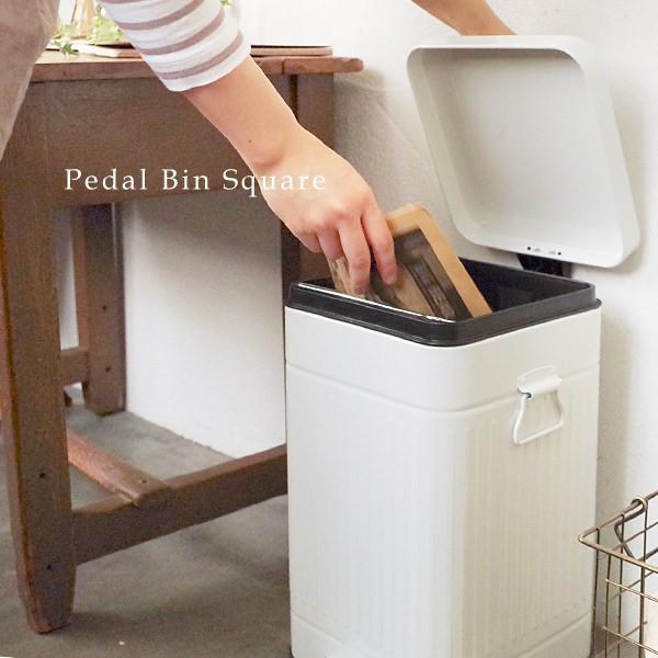 ゴミ箱 おしゃれ 蓋付き キッチン ダストボックス レトロ アンティーク ペダルビン スクエア Inr578 Junk Rustic Colors Yahoo 店 通販 Yahoo ショッピング