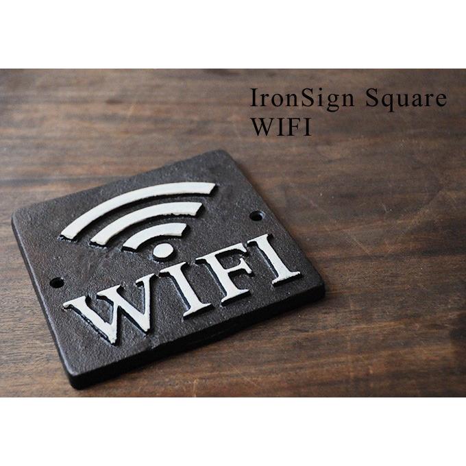 アイアン サイン ドアプレート おしゃれ Wi-Fi レトロ