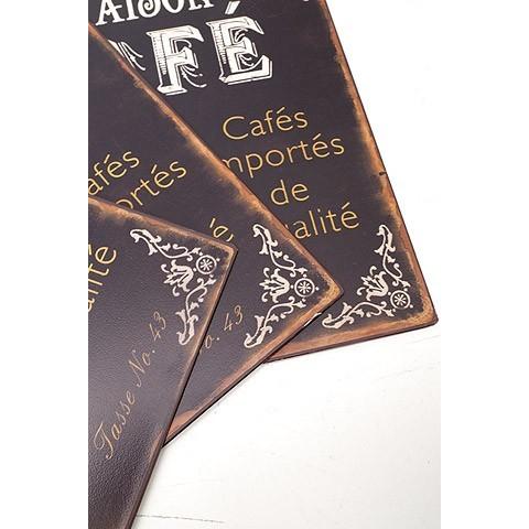 壁掛け 看板 おしゃれ サイン カフェ レトロ アンティーク調