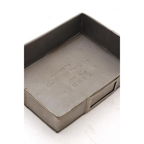 トレイ おしゃれ ブリキ インダストリアル レトロ アンティーク調