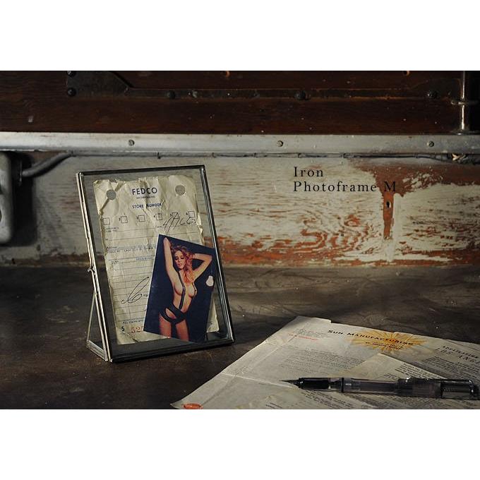 アイアン フォトフレーム おしゃれ 写真立て レトロ アンティーク調 M