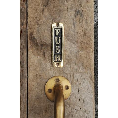 真鍮 サイン ドアプレート おしゃれ プッシュ プル レトロ アンティーク調 ブラスサイン ミニ プッシュ プル2 Inr727 Junk Rustic Colors Yahoo 店 通販 Yahoo ショッピング