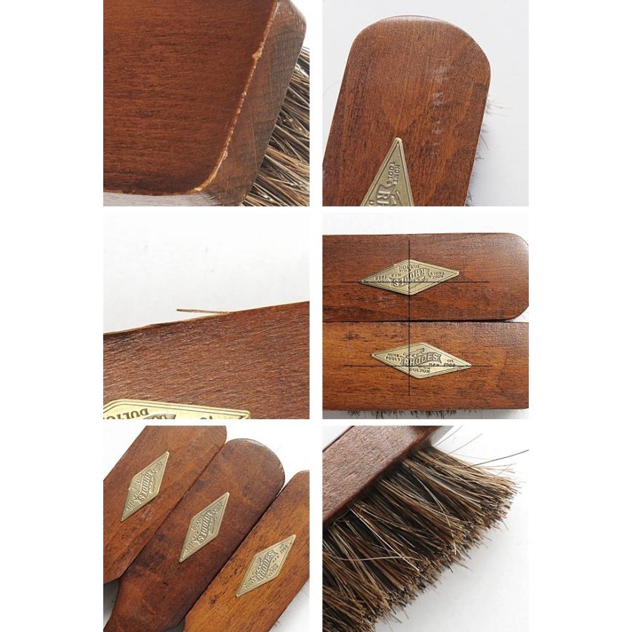 洋服 ブラシ おしゃれ 馬毛 靴磨き シューケア レトロ アンティーク調