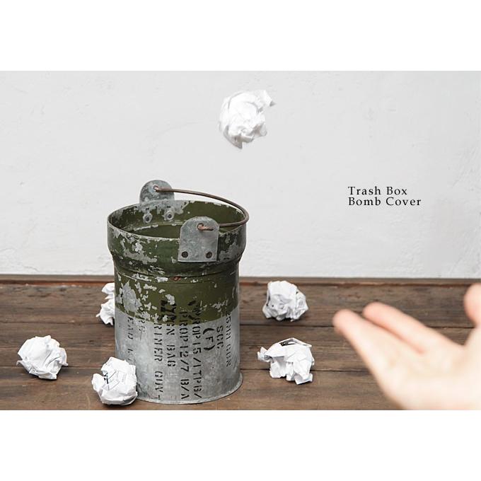 ミリタリー ゴミ箱 おしゃれ 鉢カバー インダストリアル レトロ
