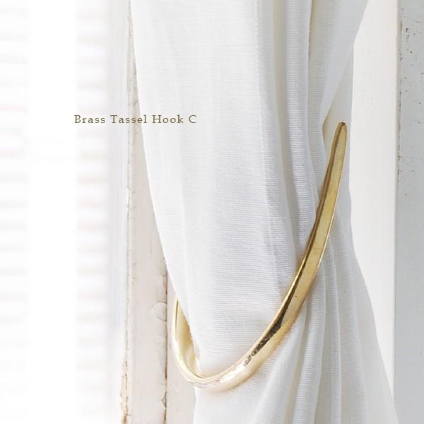 海外 タッセル カーテン おしゃれ フック ふさかけ 真鍮 レトロ