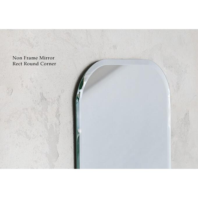 ミラー 壁掛け おしゃれ 鏡 レクトrc レトロ 商店 アンティーク調 ノンフレーム