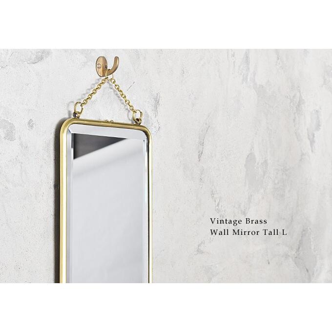 鏡 壁掛け ミラー おしゃれ 真鍮 フィッティング用 レトロ