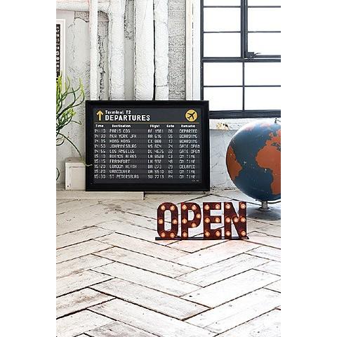 サイン 看板 ショップ オープン OPEN 照明 おしゃれ アンティーク調