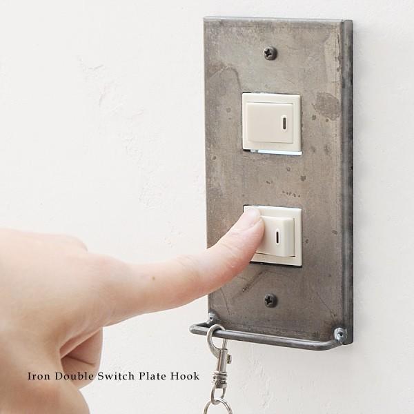 スイッチカバ コンセントカバー スイッチプレート コンセントプレート おしゃれ 照明 アンティーク調 アイアン 2口 スイッチプレート フック Lig2 Junk Rustic Colors Yahoo 店 通販 Yahoo ショッピング