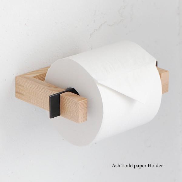 トイレットペーパーホルダー おしゃれ レトロ アンティーク調 アッシュ