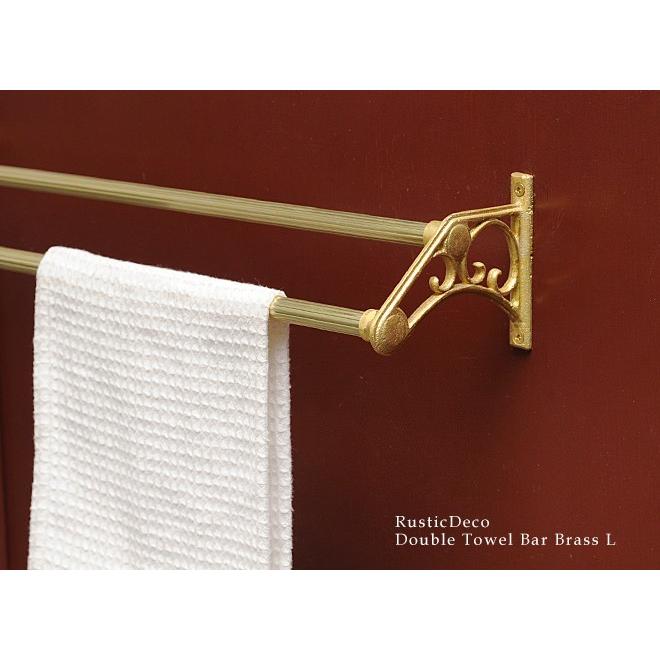 昭和レトロ 大正 アンティーク 壁付け タオルハンガー バー 真鍮 C 昭和レトロ 大正 アンティーク 壁付け タオルハンガー バー 真鍮 C