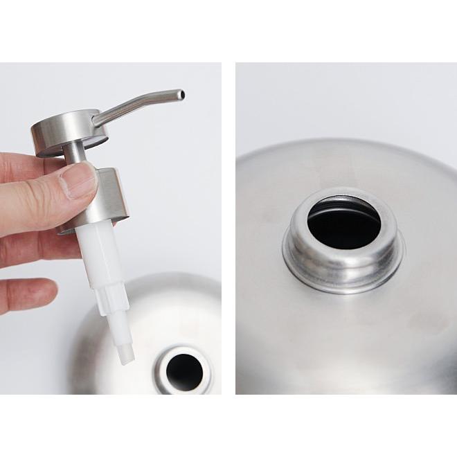 ソープディスペンサー おしゃれ レトロ アンティーク調 ステンレス