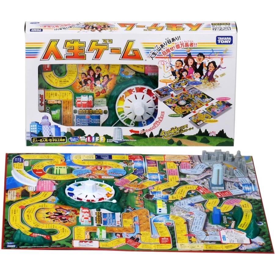 人生ゲーム セット タカラトミー（TAKARA TOMY） 人生ゲーム パッケージサイズ: W504×H297