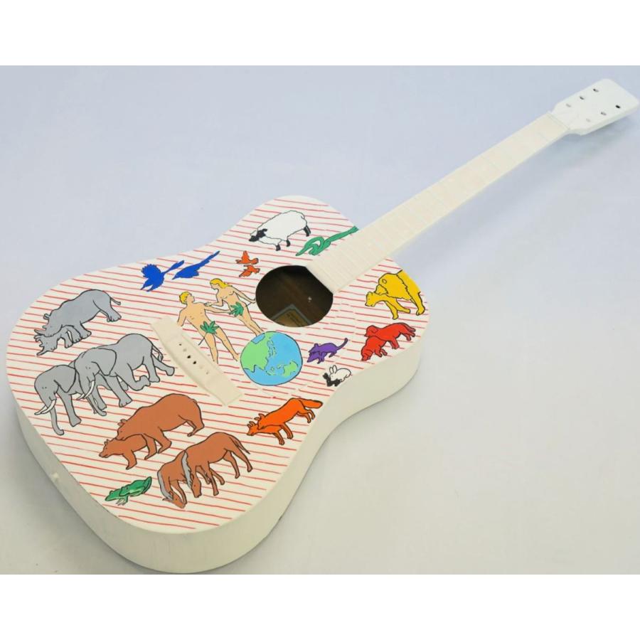 HAKOBUNE まるやまあつし JUNK GUITAR ART CONTEST 音の大きさ.1 見せびらかす細工物 ギター-アコースティックギター、クラシックギター