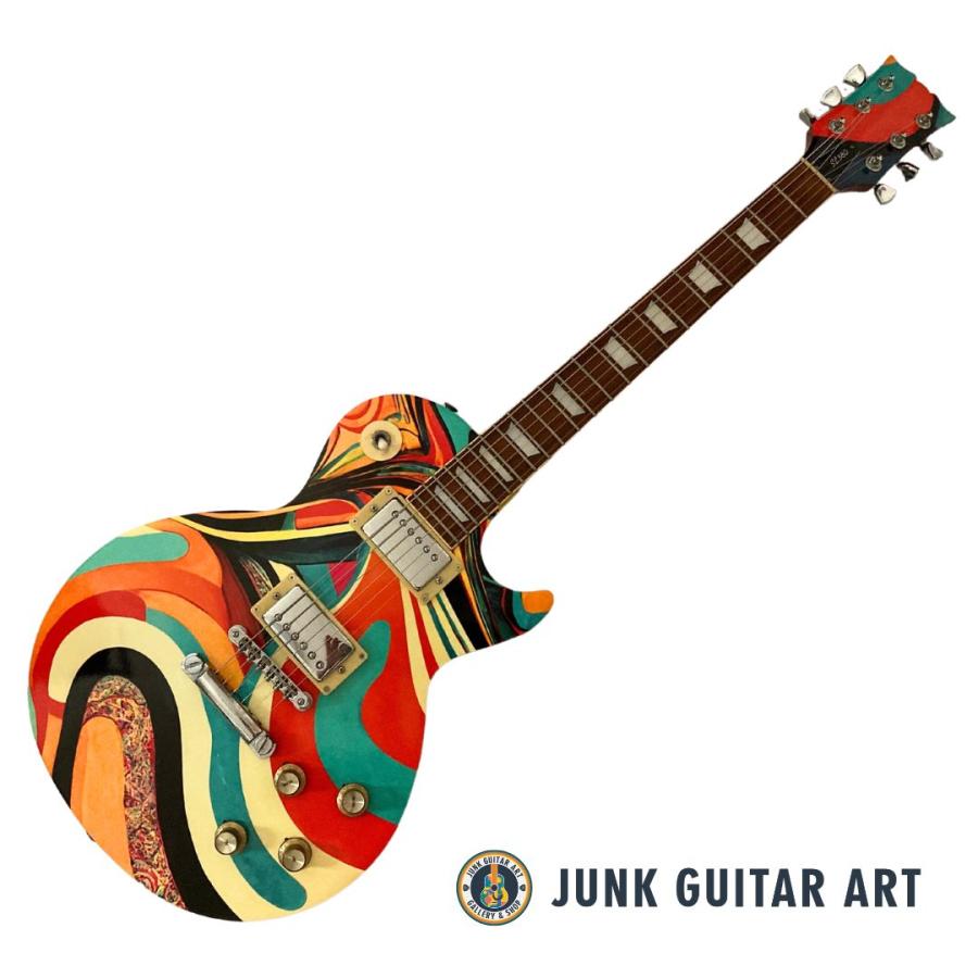 YAMAHA SL380 ジャンクギターアート JUNK GUITAR ART AIアート YAMAHA SL380 ジャンクギターアート JUNK GUITAR ART AIアート
