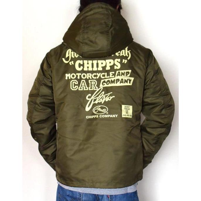 CHIPPS COMPANY チップスカンパニー 肉厚 ナイロンサテン生地 全面 