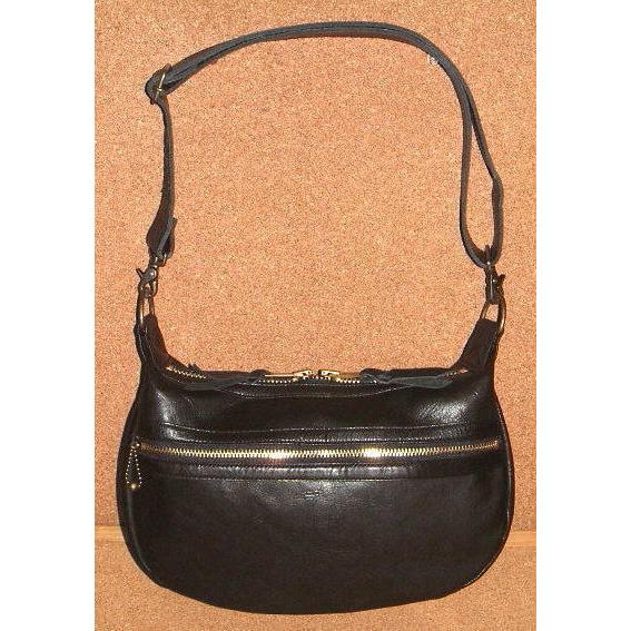 CUSHMAN クッシュマン】 高級 肉厚 カウハイド 牛革製 中型 ショルダー