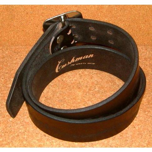 CUSHMAN クッシュマン】 肉厚 サドルレザー製 ビンテージ加工 40mm巾
