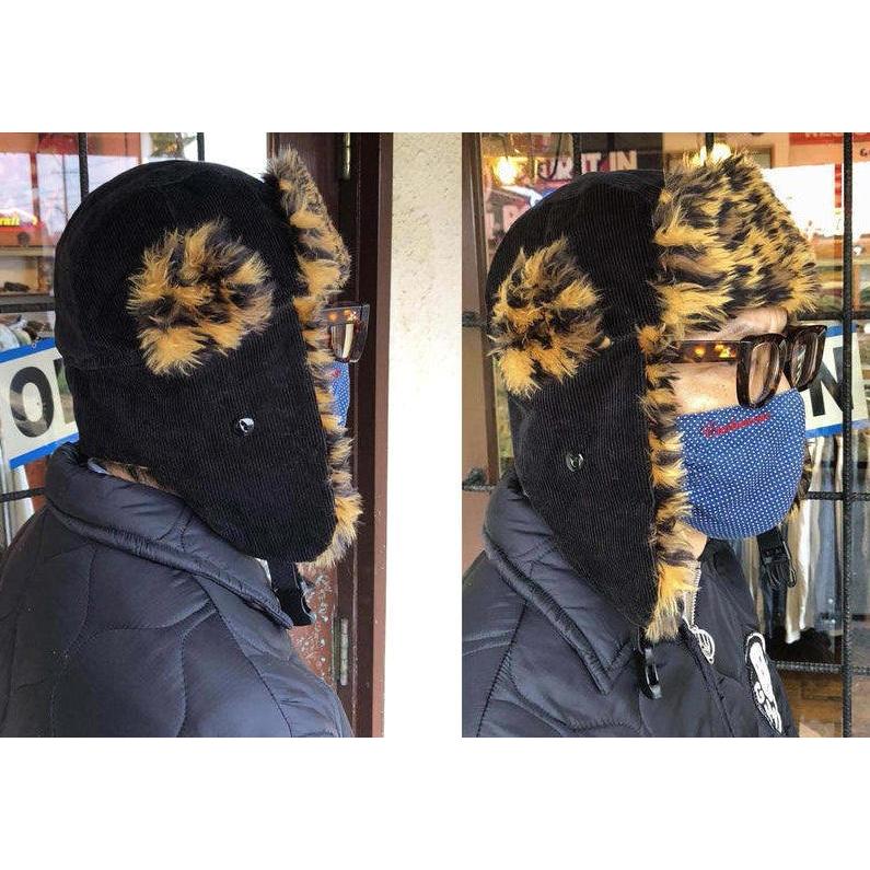 CUSHMAN クッシュマン】 ジャングルクロス ファー素材 レオパード柄