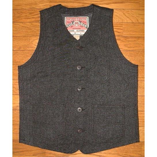 Special 1930s S＆P ごま塩 ブラックシャンブレーストライプベスト Special 1930s S＆P ごま塩 ブラックシャンブレーストライプベスト