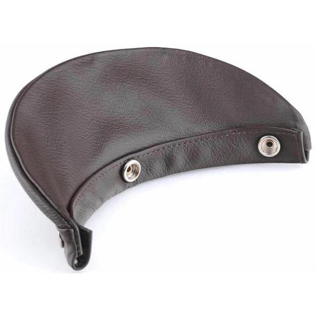 DIN MARKET ディンマーケット】 SHM LEATHER FLAT VISOR ジェット