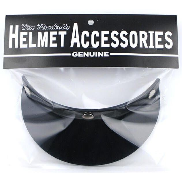 DIN MARKET ディンマーケット】 SHM LEATHER FLAT VISOR ジェット
