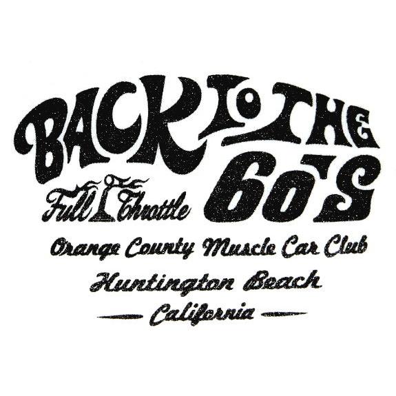 FULL THROTTLE フルスロットル ヘビーコットン生地 カスタムカー 半袖 Tシャツ (白×赤) [ワーゲンバス] ピンストライプ