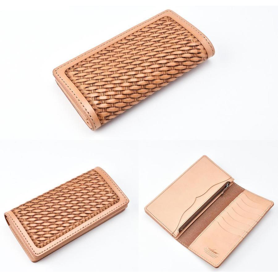 FUNNY ファニー サドルレザー ロングウォレット 長財布 ハンドメイド 本革 FUNNY ファニー】 高級 サドルレザー製 バスケット クラフト ロング