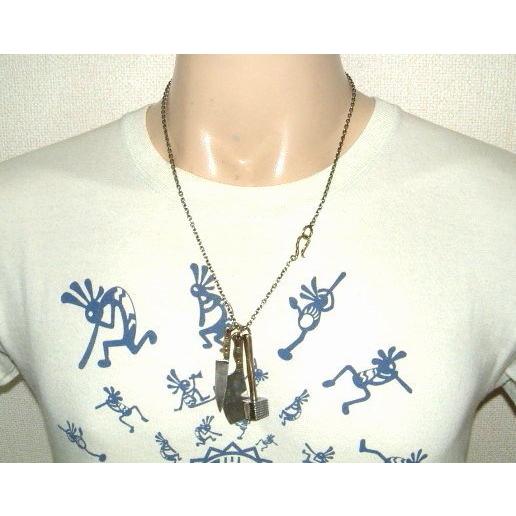 てつ。　H.M.W.S ナイフ チェーントップ HANG ハング】【HATCHET ハチェット】 立体 3D彫金 シルバー925製