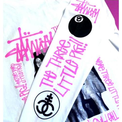 限定 【HANG ハング】 ヘビーコットン生地 長袖 Tシャツ [SATANITY] 白 
