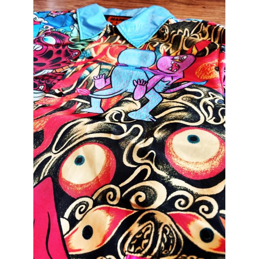 限定 【HANG ハング 犯具】 Hideyuki Katsumata 総柄 コーチジャケット