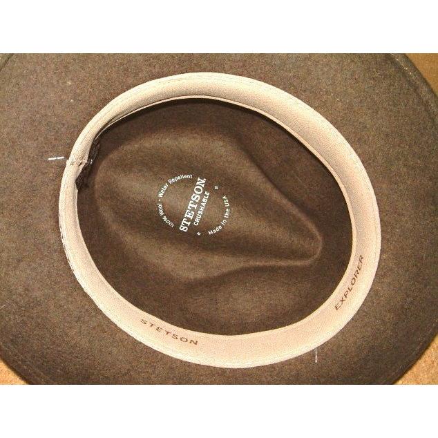 貴重なUSA製 【STETSON ステットソン】 高級 100%ウール フェルト 